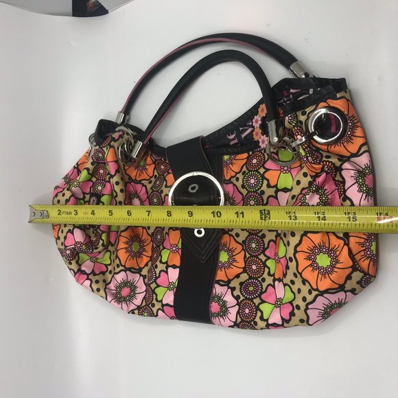 LeSportsac Multicolor Fabric Floral Design Handbag - Picture 2 of 8
